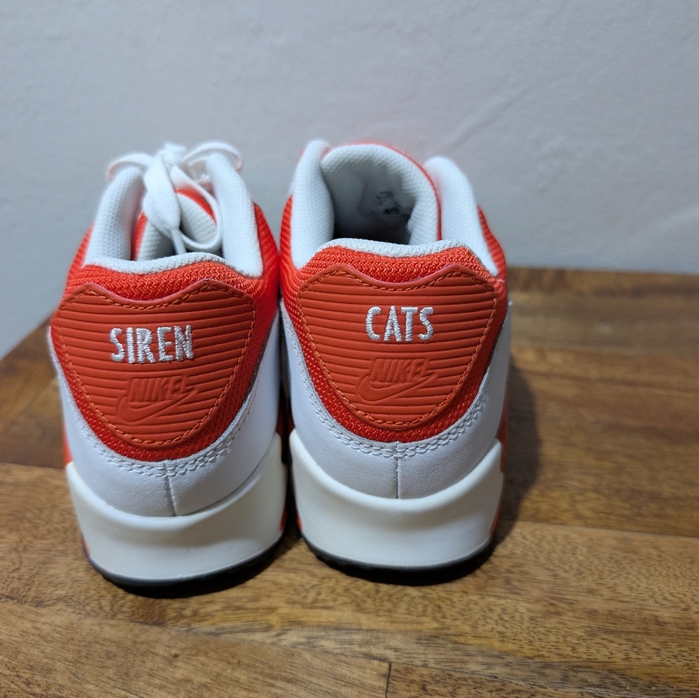 Nike Air Max 90 NBY ‘White Bright Crimson’ FJ8901-900 Women's 9 Nwot - Picture 4 of 6